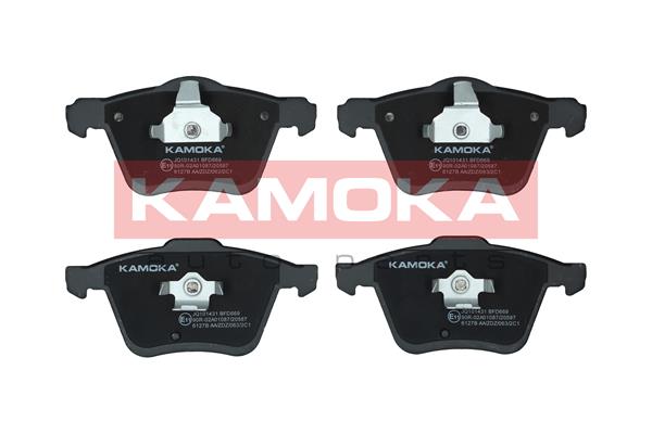 Комплект тормозных колодок, дисковый тормоз - JQ101431 KAMOKA