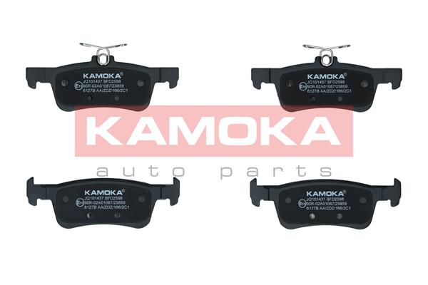 Комплект тормозных колодок, дисковый тормоз - JQ101437 KAMOKA