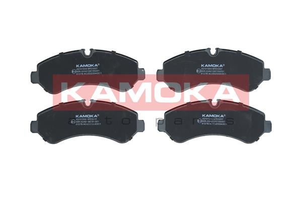 Brake Pad Set, disc brake - JQ101504 KAMOKA