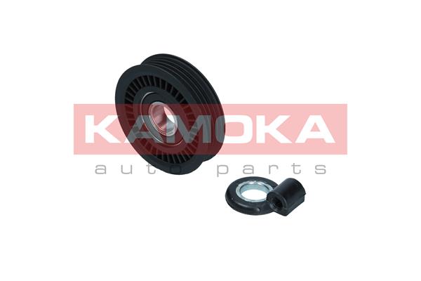 įtempiklio skriemulys, V formos rumbuotas diržas - R0424 KAMOKA