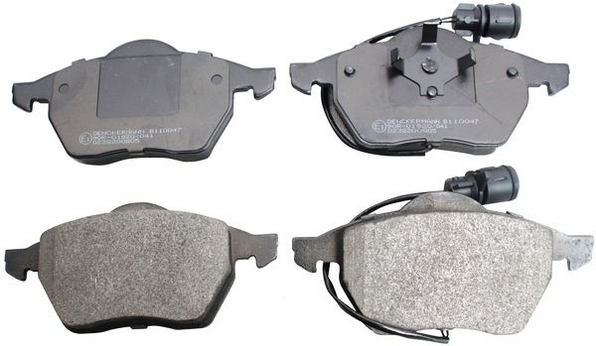 Brake Pad Set, disc brake - B110047 DENCKERMANN
