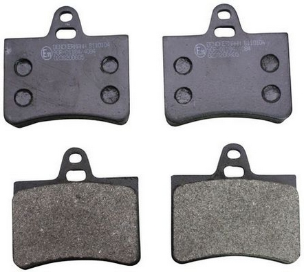 Brake Pad Set, disc brake - B110104 DENCKERMANN