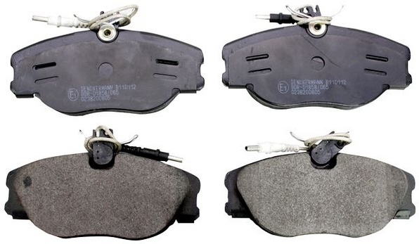 Kit pastiglie freno, Freno a disco - B110112 DENCKERMANN