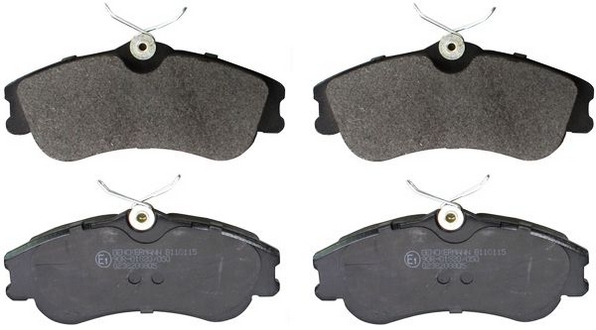 Brake Pad Set, disc brake - B110115 DENCKERMANN