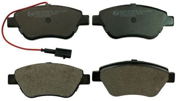 stabdžių trinkelių rinkinys, diskinis stabdys - B110185 DENCKERMANN