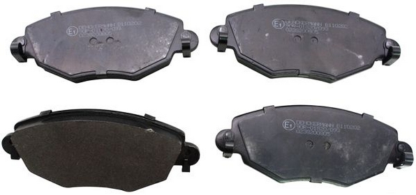 Комплект тормозных колодок, дисковый тормоз - B110202 DENCKERMANN