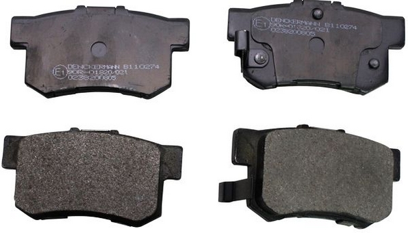 Brake Pad Set, disc brake - B110274 DENCKERMANN