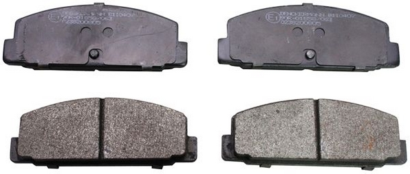 Brake Pad Set, disc brake - B110407 DENCKERMANN
