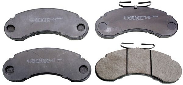 stabdžių trinkelių rinkinys, diskinis stabdys - B110460 DENCKERMANN