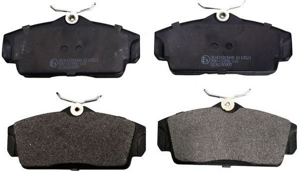 Bremsbelagsatz, Scheibenbremse - B110521 DENCKERMANN