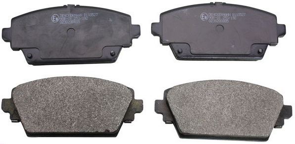 Brake Pad Set, disc brake - B110527 DENCKERMANN