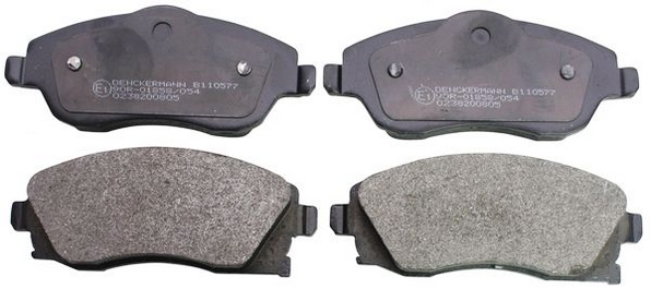 stabdžių trinkelių rinkinys, diskinis stabdys - B110577 DENCKERMANN