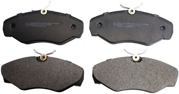 Brake Pad Set, disc brake - B110586 DENCKERMANN