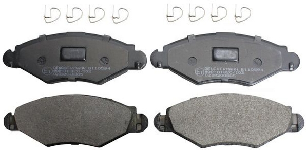 Brake Pad Set, disc brake - B110594 DENCKERMANN