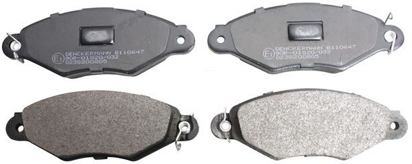 Kit pastiglie freno, Freno a disco - B110647 DENCKERMANN