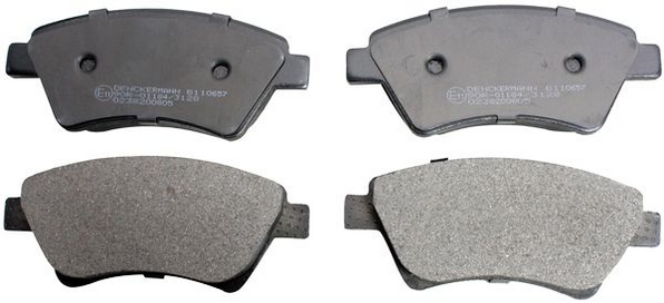 Brake Pad Set, disc brake - B110657 DENCKERMANN