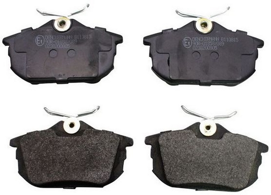 Brake Pad Set, disc brake - B110815 DENCKERMANN