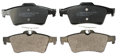 Brake Pad Set, disc brake - B110857 DENCKERMANN