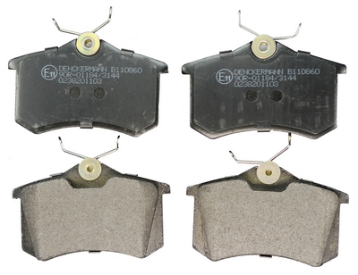 Kit pastiglie freno, Freno a disco - B110860 DENCKERMANN
