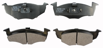 Brake Pad Set, disc brake - B110866 DENCKERMANN