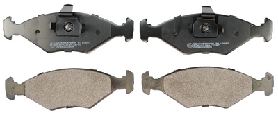 Brake Pad Set, disc brake - B110887 DENCKERMANN