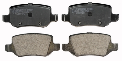 Brake Pad Set, disc brake - B110891 DENCKERMANN
