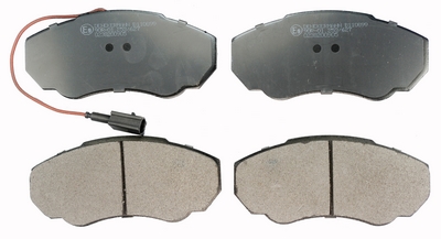 Brake Pad Set, disc brake - B110899 DENCKERMANN