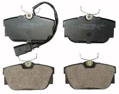 Brake Pad Set, disc brake - B110901 DENCKERMANN