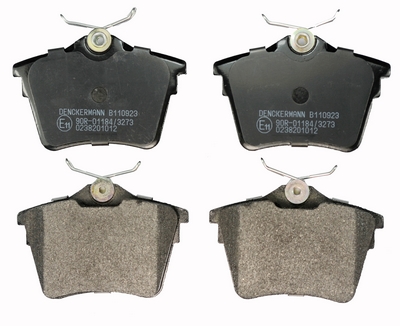 Brake Pad Set, disc brake - B110923 DENCKERMANN