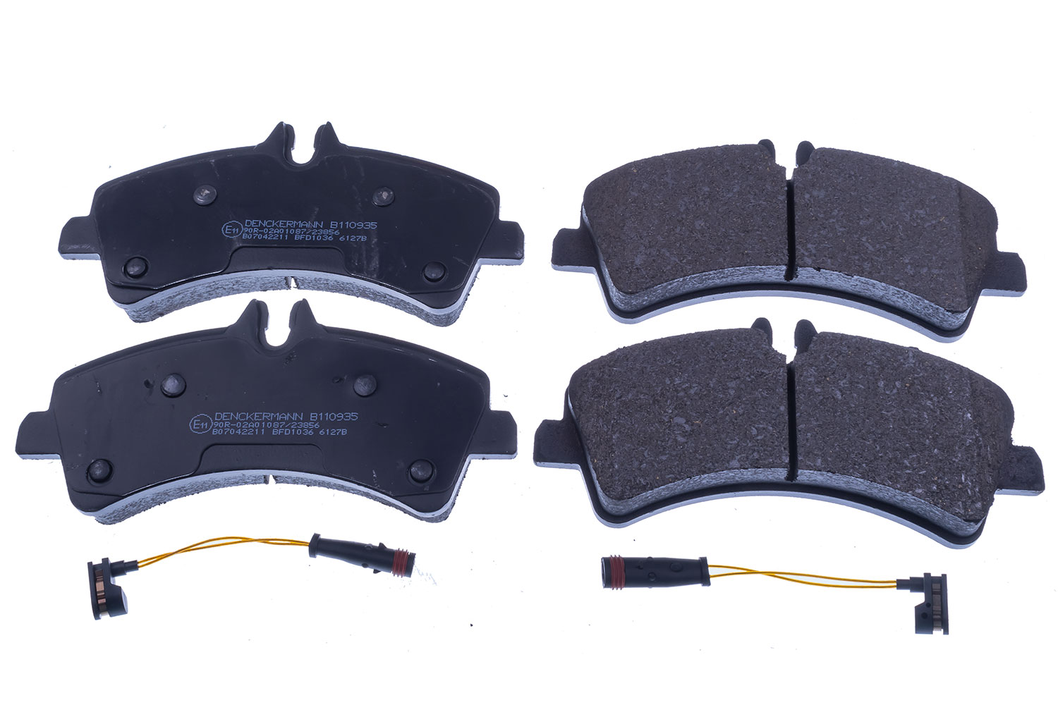 Brake Pad Set, disc brake - B110935 DENCKERMANN