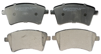 Brake Pad Set, disc brake - B110951 DENCKERMANN