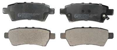 Brake Pad Set, disc brake - B110967 DENCKERMANN