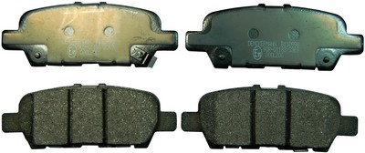 Комплект тормозных колодок, дисковый тормоз - B110998 DENCKERMANN