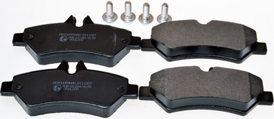 Brake Pad Set, disc brake - B111007 DENCKERMANN