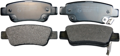Brake Pad Set, disc brake - B111008 DENCKERMANN
