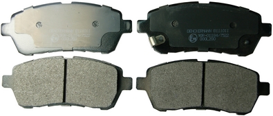 Brake Pad Set, disc brake - B111011 DENCKERMANN