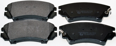 Brake Pad Set, disc brake - B111014 DENCKERMANN
