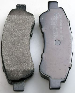 Kit pastiglie freno, Freno a disco - B111039 DENCKERMANN