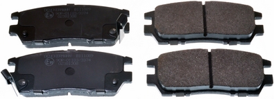 Brake Pad Set, disc brake - B111089 DENCKERMANN