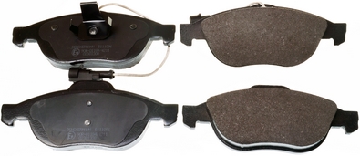 Kit pastiglie freno, Freno a disco - B111096 DENCKERMANN