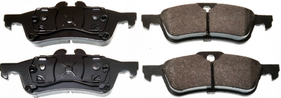 stabdžių trinkelių rinkinys, diskinis stabdys - B111115 DENCKERMANN