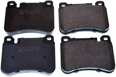 stabdžių trinkelių rinkinys, diskinis stabdys - B111136 DENCKERMANN