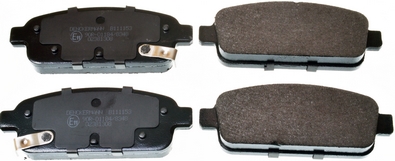 Brake Pad Set, disc brake - B111153 DENCKERMANN