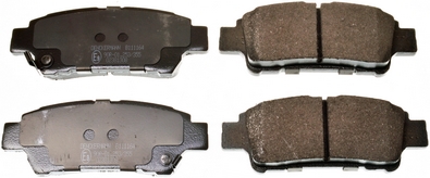 stabdžių trinkelių rinkinys, diskinis stabdys - B111164 DENCKERMANN
