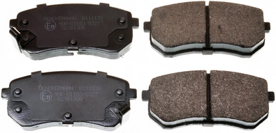 Brake Pad Set, disc brake - B111178 DENCKERMANN