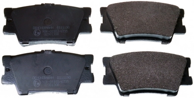 Brake Pad Set, disc brake - B111190 DENCKERMANN