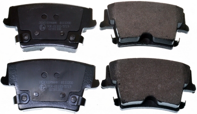 Brake Pad Set, disc brake - B111200 DENCKERMANN