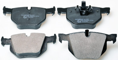 Brake Pad Set, disc brake - B111227 DENCKERMANN