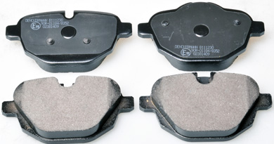 Kit pastiglie freno, Freno a disco - B111230 DENCKERMANN