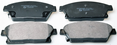 Brake Pad Set, disc brake - B111236 DENCKERMANN